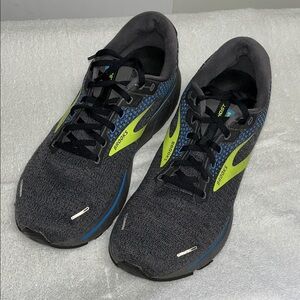 Brooks Ghost 14 men’s Running shoe Charcoal and Blue Athletic Shoes size 13